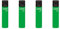 Clipper Classic Large Jet Flame Feuerzeug Feuerzeuge Light Lighter Kollektion 2021 Verschiedene Motive (Shiny Assorted #2 Grün)