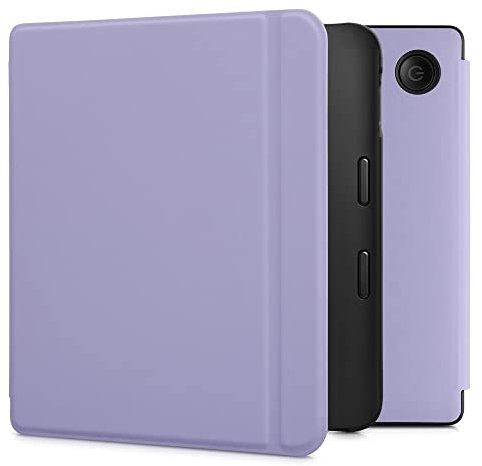 kwmobile Étui Compatible avec Kobo Libra 2 Coque - Étui à Rabat magnétique Tablette eReader Similicuir - Lavande