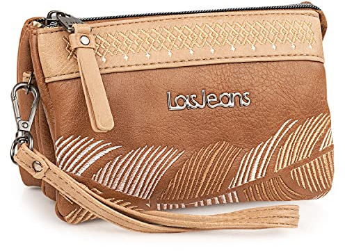 Lois - Kleine Umhängetasche, Kleine Handtasche, Abendtasche Damen, Handtasche Damen oder Clutch Blau - Stilvolle Begleiter für besondere Anlässe und den Alltag, Braun