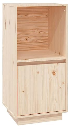 vidaXL Sideboard Kommode Anrichte Schrank Beistellschrank Mehrzweckschrank Standschrank Wohnzimmer Flur 38x35x80cm Massivholz Kiefer