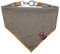 vanClyde® Sydney Hundehalstuch, Dreieckstuch, Bandana für Hunde, größenverstellbar, Stilvolles Accessoire in Khaki-Orange mit Karabinerverschluss, Größe M