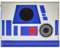 The Empire Strikes Back Star Wars R2-D2 Droïde de Réparation Rebel Alliance Portefeuille Bi-Fold Porte-ID & Porte-Cartes, Bleu