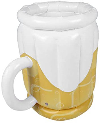 Gadpiparty 1stk Partyzubehör Für Erwachsene Aufblasbarer Bierkühler Kühlbehälter Trinken Aufblasbarer Bierkübel Lagerbehälter Für Bier Getränkekühler Weiß Pool-Party Erwachsener Lieferungen