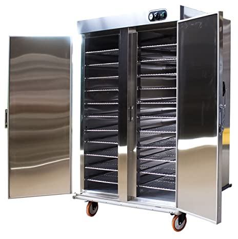 Solycarpa Armario Caliente Profesional | Hostelería Acero Inoxidable | Armario caliente de acero inoxidable con temperatura regulable de 30 a 110 °C. Ideal para hostelería y catering.