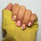 Pack of 24 Press On Nails Square Short French False Nails for Sticking Square Short Yellow Square Fingernails Fake Nails Short for Women