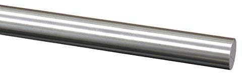 Stab/Rundstahl Ø 10 mm geschliffen, Länge 1000 mm Edelstahl V2A Rundmaterial Rundstab Rundprofil VA Geländer Treppen Balkongeländer Grill Grillrost 1 Stück