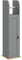 kleankin Meuble de Salle de Bain Support Papier Toilette avec Placard et étagères réglables 20 x 20 x 80 cm Gris
