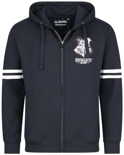 Harry Potter Hogwarts Alumni Männer Kapuzenjacke Navy/weiß S