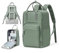 SZLX Mochila Viaje Cabina Avion 40x20x25 Ryanair Cabin Bag Bolsa Viaje Mujer Maletas de Viaje Cabina Easyjet Equipaje de Mano Hombre Mochila Ordenador Portatil Impermeable para Mochila USB Verde oliva