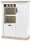 Furn.Design Highboard Kommode in weiß und Oslo Pinie Landhaus Stil Wohnzimmer Esszimmer Schrank Anrichte 105 x 146 cm Rovola (Highboard)