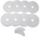 10pcs Tumble Dryer Cloth Exhaust Filter, Clothes Dryer Filter Replacement for Bush TD3CNBW DHB7VTDW DHB7VTDB Air Intake