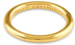 CUFF Copenhagen Avery Ring Gold aus Premium 925 Sterling Silber mit 18 karat Vergoldung für Herren und Damen (58)