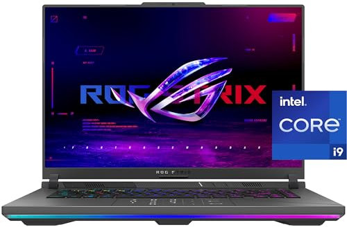 ASUS ROG Strix G16 (2024) Gaming Laptop, 16” 16:10 QHD 240Hz, GeForce RTX 4070, Intel® Core™ i9-14900HX, 32GB DDR5, 1TB PCIe SSD, Wi-Fi 6E, Windows 11 Pro, G614JIR-XS96
