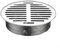 Rejilla de drenaje de suelo de acero inoxidable con diseño hueco grande, se adapta a tubos de drenaje de 50 mm a 200 mm, fácil instalación para desagües exteriores e interiores (125 mm)