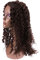 Angoily schwarze Cosplay-Perücke braune Haarperücke lockengel curly hair Afro-Perücken lockige Echthaarperücke Make-up Perücke frau lockige perücke matt schmücken Fräulein