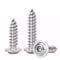 FandWay 125Pcs Self Tapping Screws 304 Stainless Steel,M3 Small Wood Screws Assortment,Hex Socket Head Self Drilling Screw,Washer Head Sheet Metal Screw Hex Drive for DIY Woodwork Repairs.