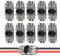 10Pcs Wire Connector, H Type No Strip Quick Splice Terminals Connectors,Low Voltage H Tap Connectors 2 Pin 2 Way Quick Splice Wire Connectors Solderless LED Wire Connectors, for 18-22 AWG