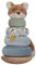Little Dutch 8922 FSC Holz Ring Stapelturm Fuchs - Forest Friends blau