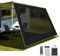 Wohnmobil-Markise, Sonnenschutz, 3,5 m x 2,4 m, robustes 600D-PVC-Netz, Campinganhänger-Markise, Sonnenschutz für UV-Schutz und Privatsphäre
