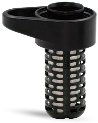 Katadyn BeFree AC Filter-Ersatzelement in Schwarz für alle Katadyn BeFree Filtersysteme mit 42 mm Gewinde mit EZ-Clean Membrane (0,1 Mikron) - filtert bis zu 1.000 Liter