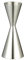 La Barre de Jigger à Double Cocktail de Style Japonais Mesure Les Outils de Barre 30/60 ML, 30/45 ML(Silver 15 30ml)