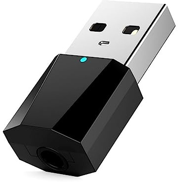 Housoutil Mini-USB-Stereo-Audio-Receiver für Heim und Geschäftsnutzung mit Audiokabel für Lautsprecher und Autoradio Kompatibel mit Eingangssteckern