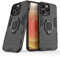 BEENTRYS Cover per Huawei P smart 2019 Custodia,Supporto Stand Magnetico PC/TPU Bumper Armor Livello Militare Antiurto Outdoor Protettiva Morbido Ultra Sottile Custodie Case Cover-Nero