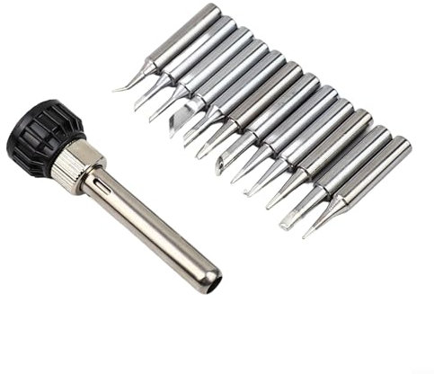 Comprehensive 13pcs 900MT Soldering Iron Tips for 907 933 926 937 928 941 with Feature