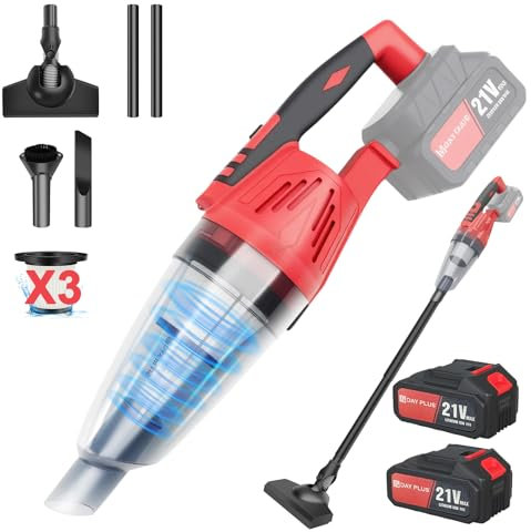 Handheld Vacuum Cleaner, Powerful Suction Portable Lightweight Hand Held Vacuum Cordless with 25-30Mins Long Runtime Rechargeable Battery Quick Charge for Home, Car, Carpet Stairs, Pet Hair Cleaning