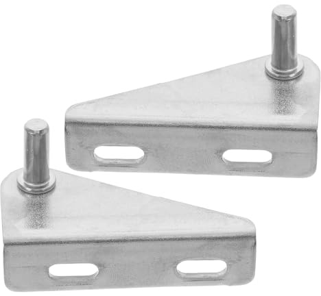 SHOWERORO 2Pcs Stainless Steel Door Hinges for Commercial Chest Freezers and Refrigerators, Right Upper and Lower 28Mm Shaft Distance, Replacement Fridge Refrigerator Parts for 4-6 Door
