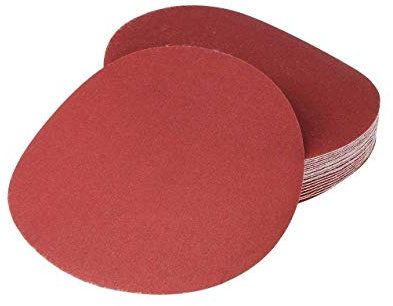 Rannb 20pcs 7-Inch 240 Grit Hook Loop Orbital Sanding Discs Aluminum Oxide Abrasive