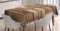 ABAKUHAUS Holz Tischdecke, Brown Rustic Boden Blick, Schmutzabweisend Pflegeleicht Waschbar Druck Mit Klaren Farben ohne Verblassen, 140 x 200 cm, Braun