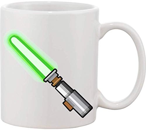 8bit Light Saber Ceramic Mug bnft