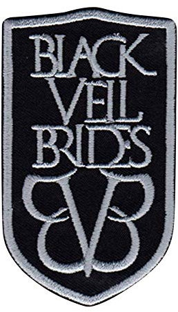SigitasTrading Black Veil Brides Army Us Post H Aufnäher Besticktes Patch zum Aufbügeln Applique