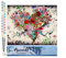 Figured'Art Malen Nach Zahlen Erwachsene Blumenherz - Paint by Numbers Basteln DIY Bastelset 40x50cm ohne Holzrahmen