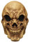 Moderschädel Maske des Grauens aus Latex - Erwachsenen Horror Kostüm Vollmaske Skelett Totenkopf - ideal für Halloween, Karneval, Motto- & Grusel-Party