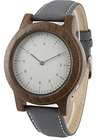 Zeit-Bar Funk-Armbanduhr Damen - Herren, Holzgehäuse