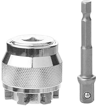 Bestgle Chiave a Bussola Regolabile, 3/8 Pollici a 3/4 Pollice 10mm-19mm Universale Chiave Inglese Adattabile All-Fitting Multi per Chiave a Cricchetto e Trapano Elettrico