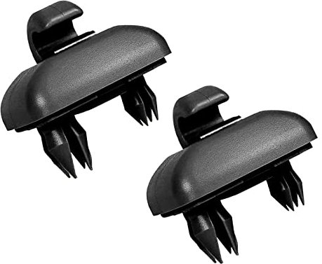 Auto Sun Visor Clip Pack 2, Clip Interior de la Visera del Coche Compatible con Audi A1 A3 A4 A5 Q3 Q5 (8E0 857 562) A7 B6 B7 B8 S4 S5 Black