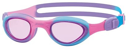 Zoggs Little Super Seal - Gafas de natación para niños con ajuste rápido y protección UV (hasta 6 años), color rosa, morado y rosa