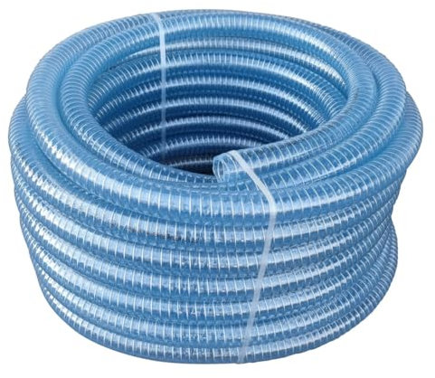REKUBIK 32mm 1 1/4 (30m) Spiralschlauch Saug-/Druckschlauch Transparent