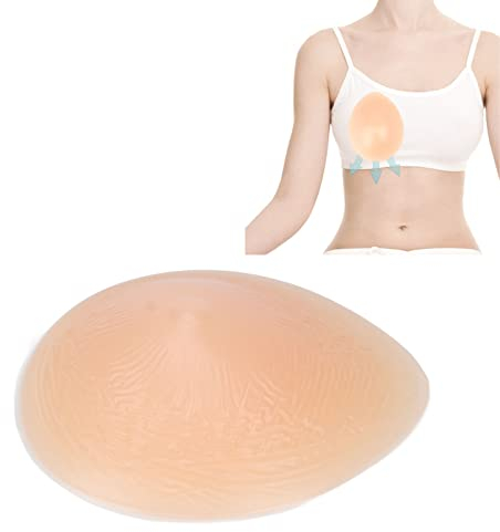 Mastektomie Brustprothese für Frauen, BH Insert Pads, Silikonbrüste Mastektomie Brust Schutztaschen BH Tasche, für die Chirurgie Damen Künstliche Gefälschte Brüste (300 g)