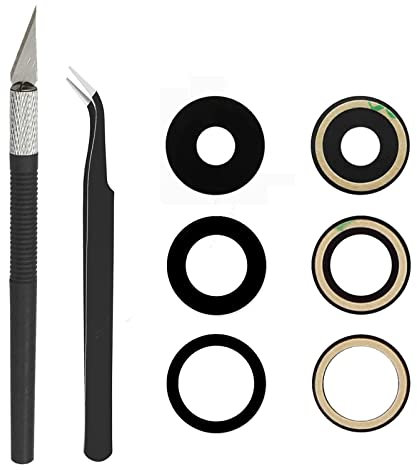 Cemobile Original Rückkamera-Glaslinse, Ersatz für iPhone 14 Pro und iPhone 14 Pro Max, mit vorinstalliertem Kleber und Reparaturwerkzeug-Set