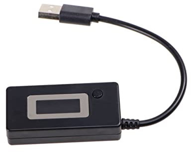 SOLUSTRE Lcd-micro-usb Spannungsprüfer Kompatibles Messgerät Für Smartphones Und Powerbanks Einfach Ablesbarer Lcd-bildschirm Dunkeln