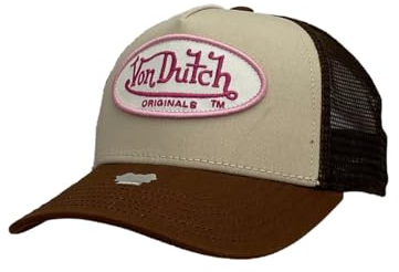 Von Dutch Originals Trucker Cap Boston Brown/pink