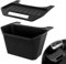 QWORK® Auto Mittelkonsole Organizer, Hintere Mittelkonsole Aufbewahrungsbox für Getränke und Kleinigkeiten, Kompatibel mit Tesla Model Y