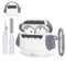 Silikon Hülle Kompatibel mit Airpods 4（2024），Funny Cute 3D Cartoon Silikon Case，Weiche Stoßfeste Mit Schlüsselanhänger，ür Mädchen Jungen Herren （Hai）