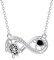 J.MUEN Schildkröten Halskette für Damen 925 Sterling Silber mit Unendlichkeit Anhänger Kette Damen Verstellbar Halskette Schmuck Geschenk für Frauen Freund