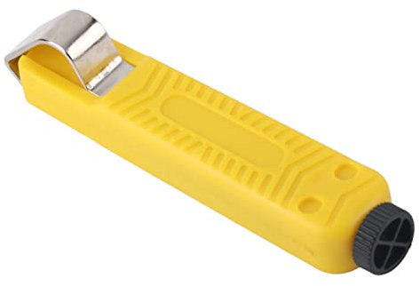 Cable Stripping Knife Professional Stainless Steel Coaxial Wire Stripper Tool Pen Like Design Lightweight for Electricians Technicians Plastic Stainless Steel 4 16mm