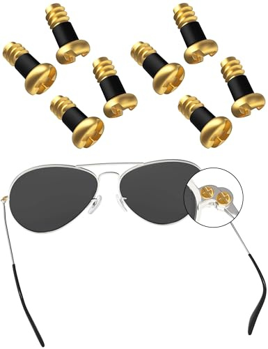 BlazerBuck 4 Pairs Replacement Screws for Ray-Ban RB3483/RB3506/RB3519 Sunglasses